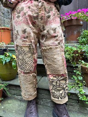 JLS Floral Cotton Print Trousers 1131