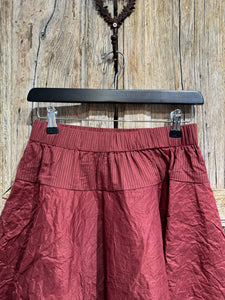 Ewa i Walla Burgundy Pirjo Skirt 22253 AW24