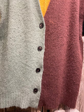 Preloved Physique Du Role Block Colour Alpaca Knit Cardigan