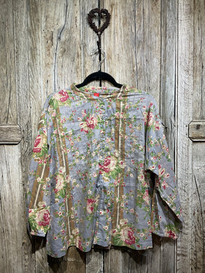 Preloved Floral Shirt 44767