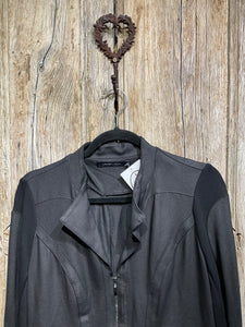 Preloved LAUREN VIDAL Zip-Up Black Jacket