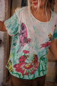 Magnolia Pearl Be My Ladybug Tee Splendid 2469
