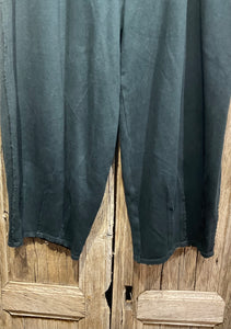 Preloved KEDZIOREK Teal Jersey Crop Trousers