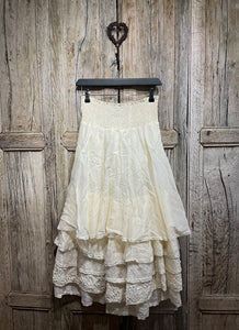 Preloved LES OURS, Cream Madour Skirt