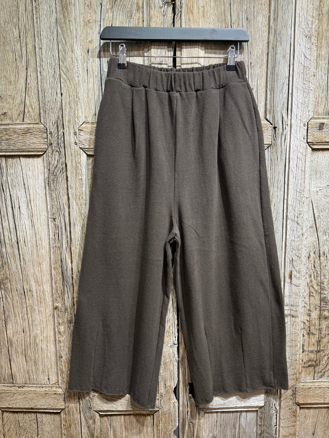 Knit Knit Cotton Mix Trousers K55 Marrone AW24