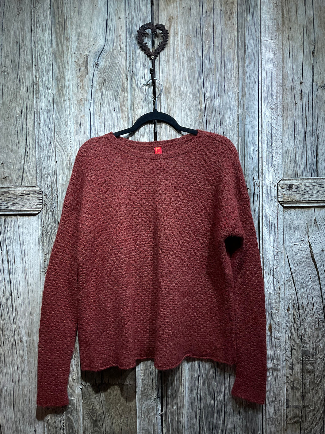 Preloved EWA I WALLA Rust Baby Alpaca Jumper