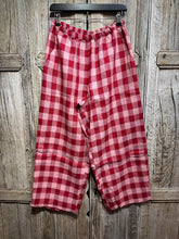 Alembika Red Check Trousers SP603C SS25