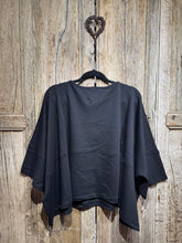 Sort Aarhus Black Oversized Jersey Top SA2174 SS26