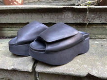 Lofina Gasoline Nero Chunky Mule 7160 EU37