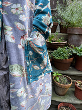 JLS Two Tone Floral Velvet Coat D65