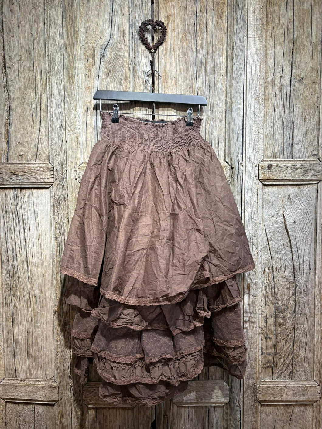 Les Ours Madou Organdy Bois de Rose Skirt AW25