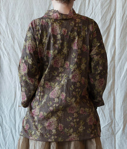 Les Ours Silvere Cotton Havane Fleurs Top AW25