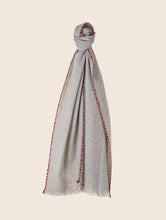 Oats & Rice Weaver Grey Cashmere Scarf OR25-S01