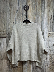 Alembika Ecru Knit Sweater AS726E AW24