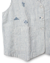 Ewa I Walla Pomona Striped Linen Vest Top 33413 SS26