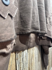 Plü Chocolate Wide Short Sweater One Size 2101 AW25