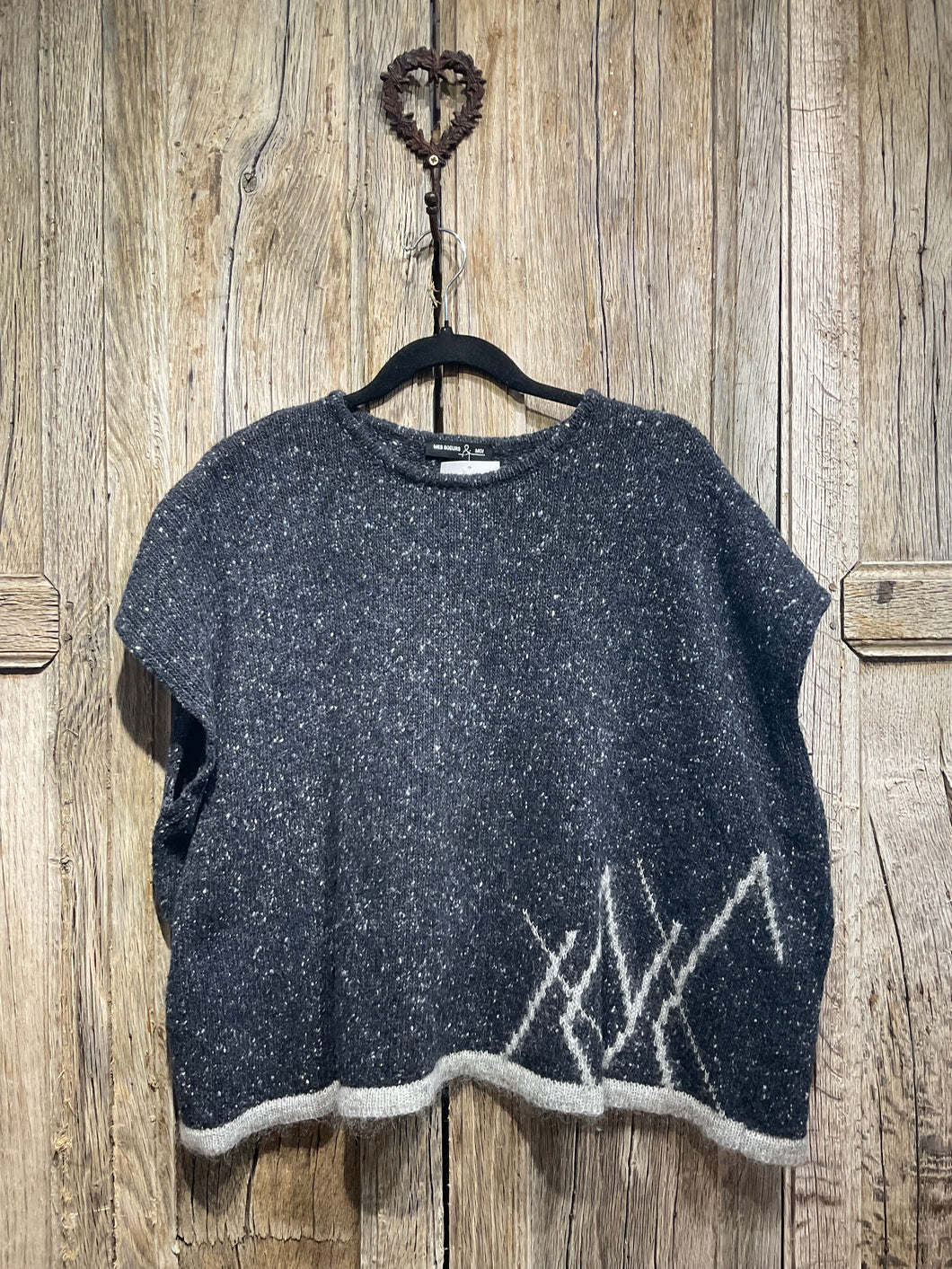 Preloved MES SOEURS ET MOI Grey Fleck Tank Jumper