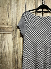 Preloved SARAH PACINI Checkerboard Grey Tunic