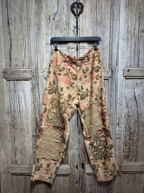 JLS Floral Cotton Print Trousers 1131