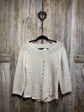 Preloved Max Mara Cream Cotton Knit Jumper