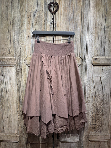 Preloved Ewa I Walla Peppercorn Cotton Layered Skirt
