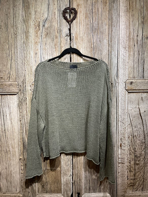 Preloved Green Knit Jumper