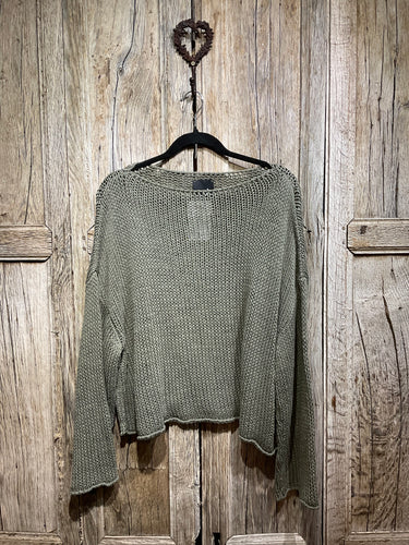 Preloved Green Knit Jumper