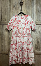 Preloved Ewa I Walla Red Floral Cotton Dress