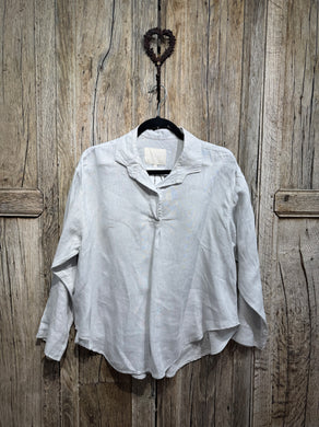 Preloved Plümo Studio Grey Linen Shirt