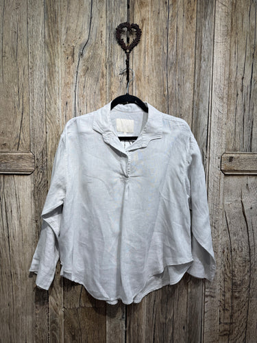 Preloved Plümo Studio Grey Linen Shirt