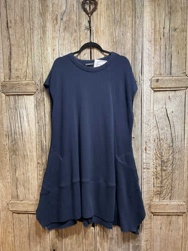 Preloved Elemente Clemente, Navy Organic Cotton Dress