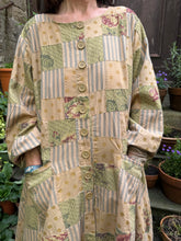 JLS Patchwork Cotton Dress Coat D48A
