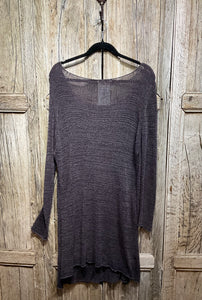 Preloved Brown Jumper with Side Splits