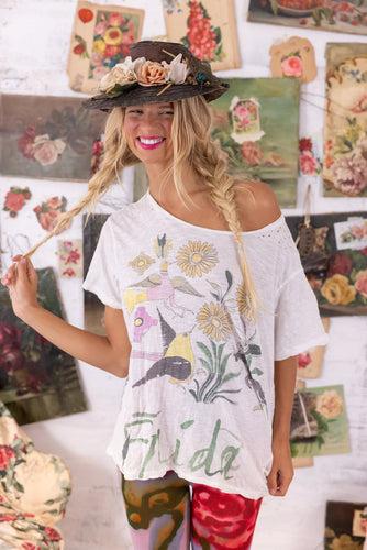 Magnolia Pearl True Flight Flowers Frida Tee 2131