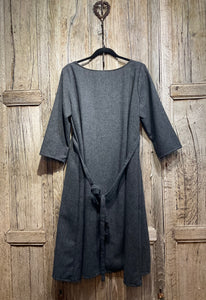 Preloved APUNTO B Grey Wool Dress
