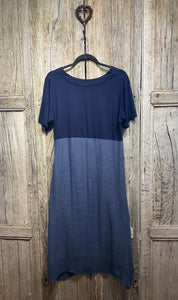 Preloved BAMBOO WARDROBE, Blue Cotton/Bamboo Dress