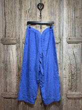 Preloved Toast Blue Linen Trousers