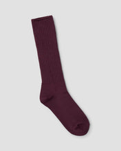 Ewa i Walla Tea Burgundy Socks 77637 AW26
