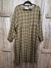 THING Ochre Check Dress 7098 AW25