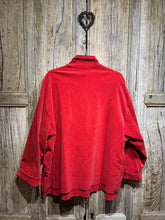 Preloved TreBarraBi Red Velvet Jacket