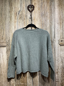 Handknits by Me Recycled Denim Slouchy Cardigan