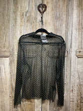 Preloved LUUKAA Green Spot Sheer Top