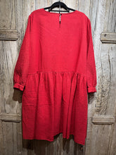 Preloved Cabbages & Roses Red Quilted Tunic