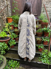 JLS Button Up Reversible Beige Long Duster Dress Coat D39