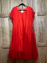 Preloved Red Silk Dress