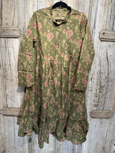 Les Ours Melo Popeline Mousse Fleurs Dress AW25