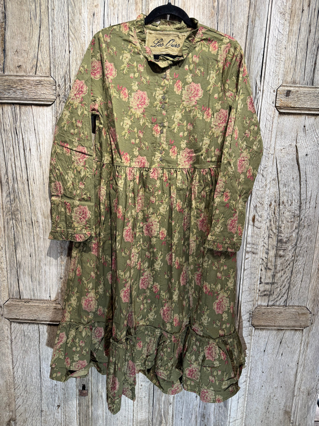 Les Ours Melo Popeline Mousse Fleurs Dress AW25