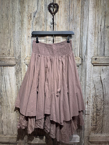 Preloved Ewa I Walla Peppercorn Cotton Layered Skirt
