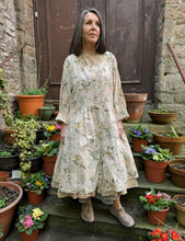 JLS Button Up Floral Print Dress D05