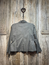 Preloved TERRY MACEY Grey Stripe Jacket/Shirt